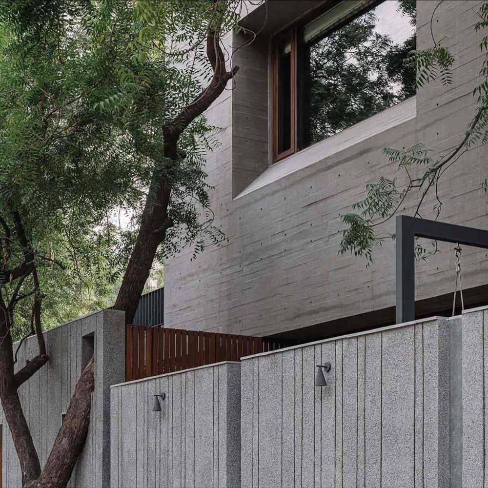 طراحی خانه با معماری پایدار در احمدآباد هند