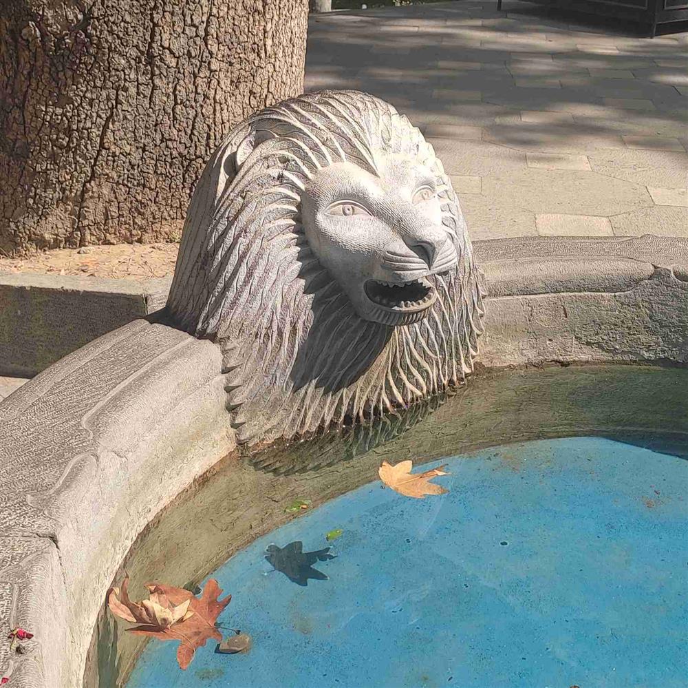 شیرسنگی در معماری سنتی ایران: نماد قدرت در حوضچه ها، آب نماها و باغ های تاریخی