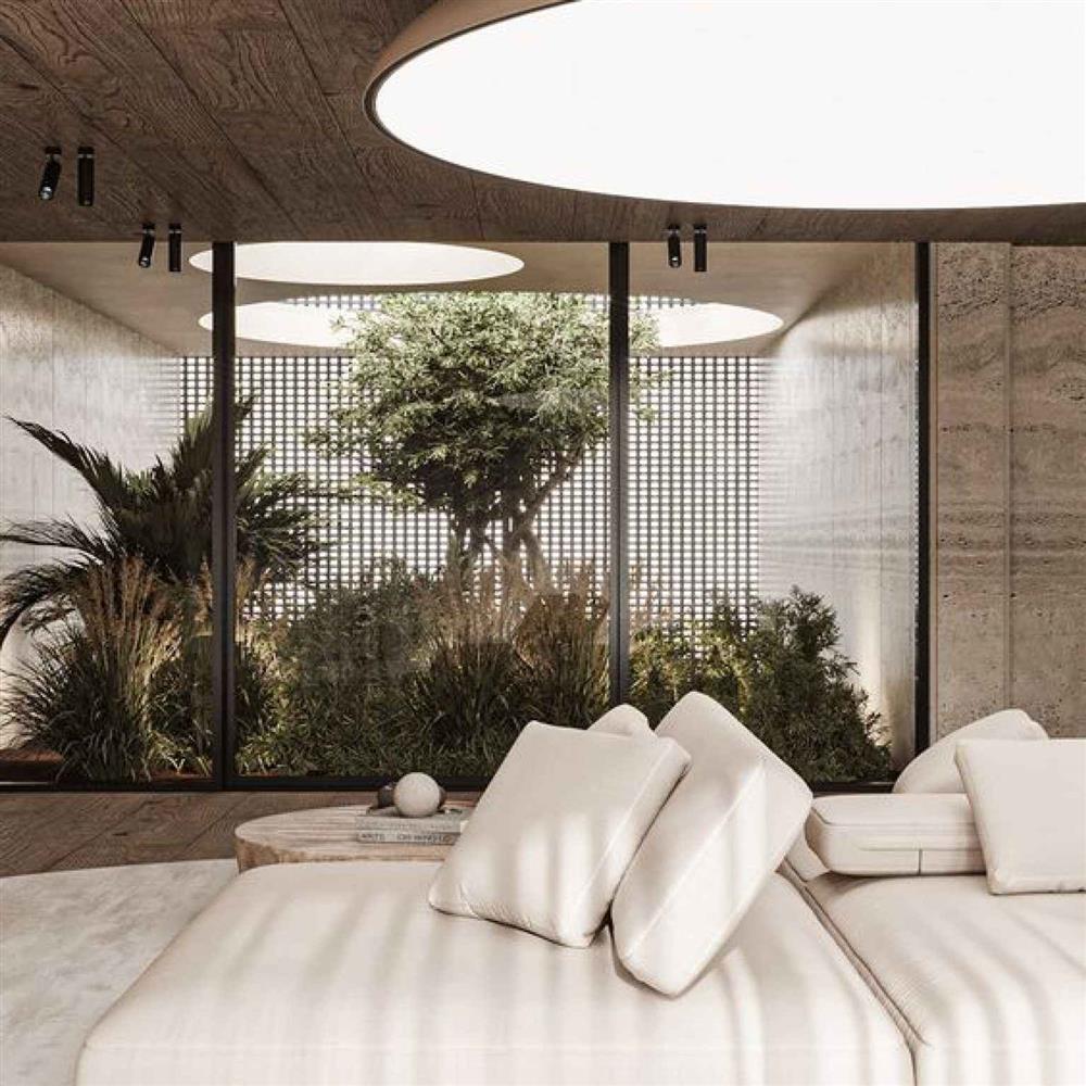 معماری بیوفیلیک در طراحی فضاهای خانه